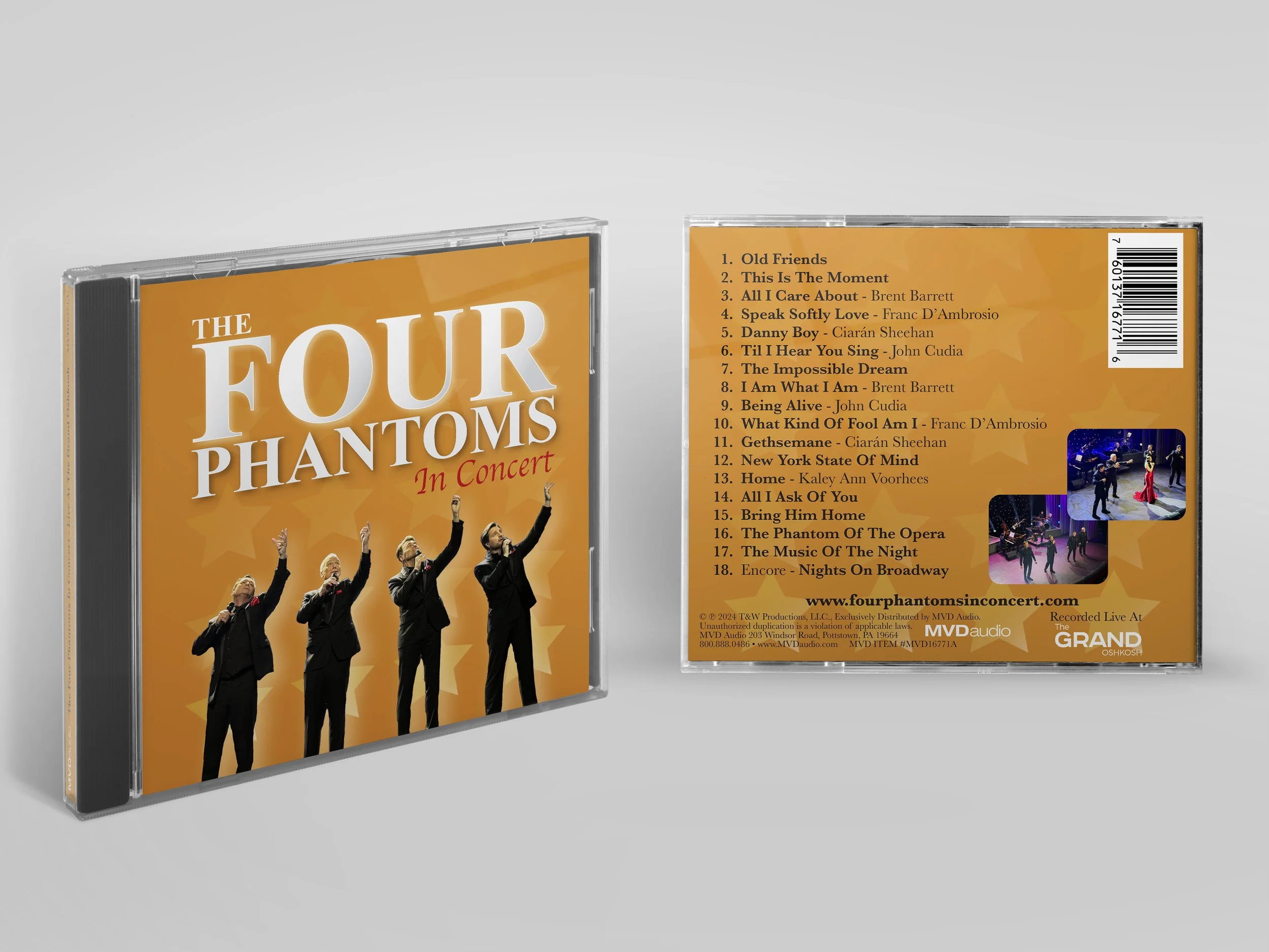 Shop Merchandise — The Four Phantoms In Concert